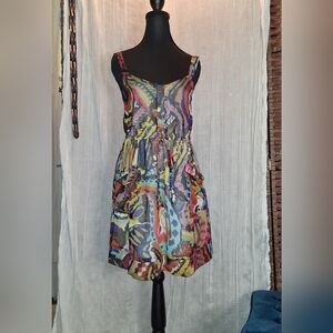 Colorful Abstract Women's Dress